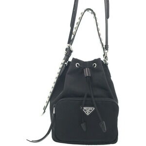 Prada Duet Nylon Shoulder Bag